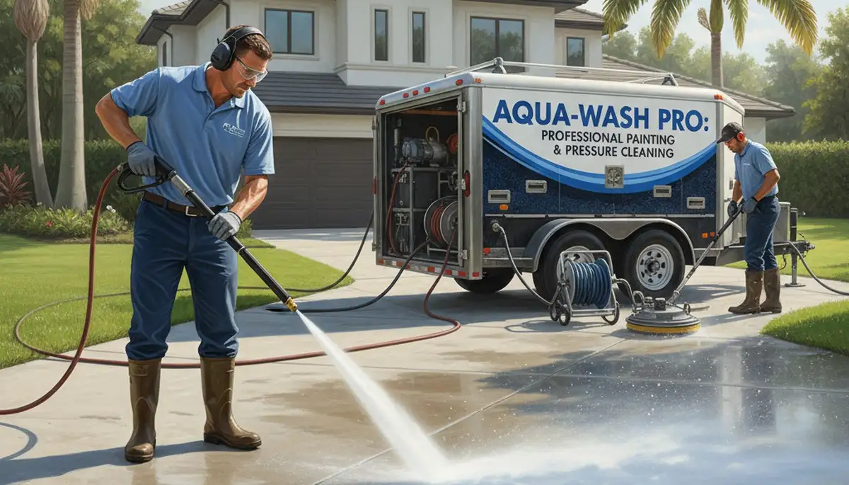 Concrete pressure cleaning service in Chico, CA for driveways, patios, and walkways