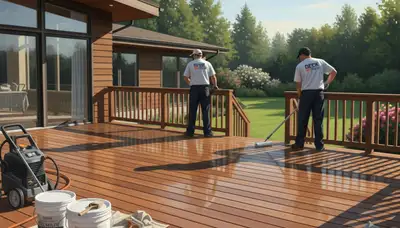 Chico, CA deck sealing service protects wood decks from sun, moisture, and weather damage