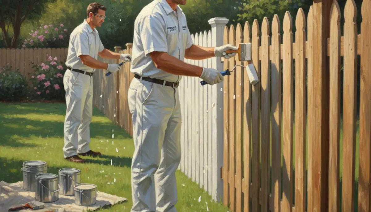 Fence painting in Chico, CA by a professional painting contractor for durable exterior protection