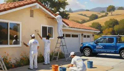 Painting contractor team serving Chico, CA, providing professional residential and commercial painting services