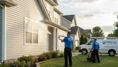 Vinyl siding pressure cleaning in Chico, CA for dirt, mildew, and grime removal