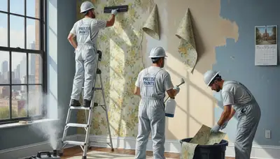 Wallpaper removal service in Chico, CA for older homes and mixed wall surfaces