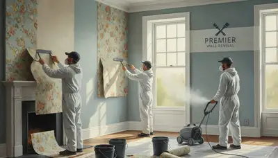 Wallpaper removal in Chico, CA for older homes and mixed wall surfaces by Chico Paint Pros